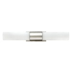 Portia Bathroom Vanity Light - Polished Nickel / Etched Opal