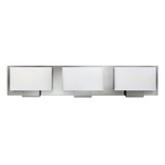 Mila Bathroom Vanity Light - Brushed Nickel / Etched Opal