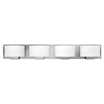 Mila Bathroom Vanity Light - Brushed Nickel / Etched Opal