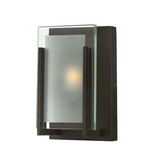 Latitude Bathroom Vanity Light - Oil Rubbed Bronze / Clear / Etched