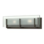 Latitude Bathroom Vanity Light - Oil Rubbed Bronze / Clear / Etched
