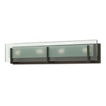 Latitude Bathroom Vanity Light - Oil Rubbed Bronze / Clear / Etched