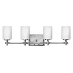 Laurel Bathroom Vanity Light - Brushed Nickel / Etched Opal