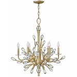 Eve Chandelier - Champagne Gold
