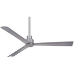 Simple Ceiling Fan - Silver / Silver