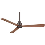 Simple Ceiling Fan - Oil Rubbed Bronze / Medium Maple / Medium Maple