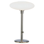 Ovo Table Lamp - Polished Nickel / Frosted White
