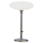Ovo Table Lamp - Polished Nickel / Frosted White