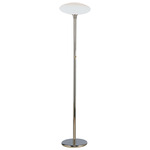 Ovo Floor Lamp - Polished Nickel / Frosted White