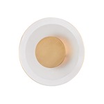Guthrie Wall/Ceiling Light - Aged Brass / Frosted