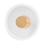 Guthrie Wall/Ceiling Light - Aged Brass / Frosted