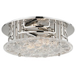 Holland Wall / Ceiling Light - Floor Model - Polished Nickel / Clear