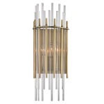 Wallis Wall Sconce - Aged Brass / Clear