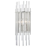 Wallis Wall Sconce - Polished Nickel / Clear