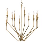 Archie Chandelier - Aged Brass