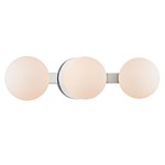 Baird Bathroom Vanity Light - Polished Chrome / Opal