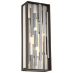 Bars Outdoor Wall Light - Bronze / White