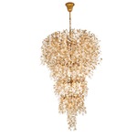 Campobasso 33-Light Chandelier - Gold / Clear / Amber