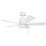 Lucian II Ceiling Fan - Matte White / Matte White