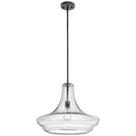 Everly 42329 Pendant - Olde Bronze / Clear Seeded
