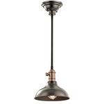 Cobson Mini Convertible Pendant - Olde Bronze