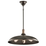 Cobson Large Pendant - Olde Bronze