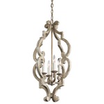 Hayman Bay Large Pendant - Distressed Antique White