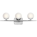 Jasper Bathroom Vanity Light - Chrome / Satin Etched