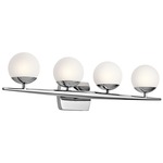 Jasper Bathroom Vanity Light - Chrome / Satin Etched