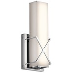 Trinsic Wall Sconce - Chrome / Satin Etched