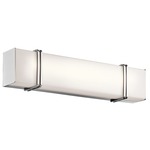 Impello Bathroom Vanity Light - Chrome / Satin Etched