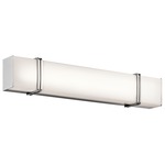 Impello Bathroom Vanity Light - Chrome / Satin Etched