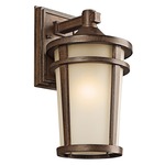 Atwood Outdoor Wall Light - Brown Stone / Light Umber