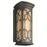 Franceasi Outdoor Wall Sconce - Olde Bronze / Light Umber