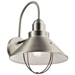 Seaside Extra Large Outdoor Wall Light - Brushed Nickel
