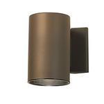 Cylinder Incandescent Downlight Wall Light - Architectural Bronze
