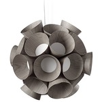 Dandelion Pendant - White / Grey