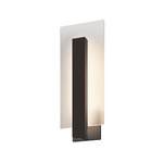 Midtown Outdoor Wall Sconce - Textured Bronze / Etched Glass