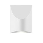 Shear Outdoor Wall Light - Textured White