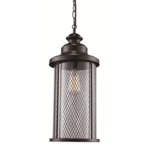 40745 Outdoor Pendant - Black / Clear
