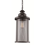 40745 Outdoor Pendant - Black / Clear