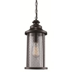 40746 Outdoor Pendant - Black / Clear