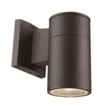 5002 Outdoor Wall Light - Black / Clear