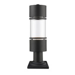 Luminata Outdoor Pier Light - Black / Clear