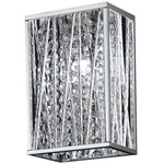 Terra Wall Sconce - Chrome / Crystal