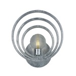 Frequency Wall Light - Silver Leaf / Clear