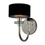 Manhattan Wall Sconce - Silver / Black