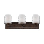 Kenswick Bathroom Vanity Light - Bronze / Clear