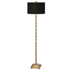 Quindici Floor Lamp - Antique Gold / Black