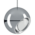 Spider Pendant - White / Chrome